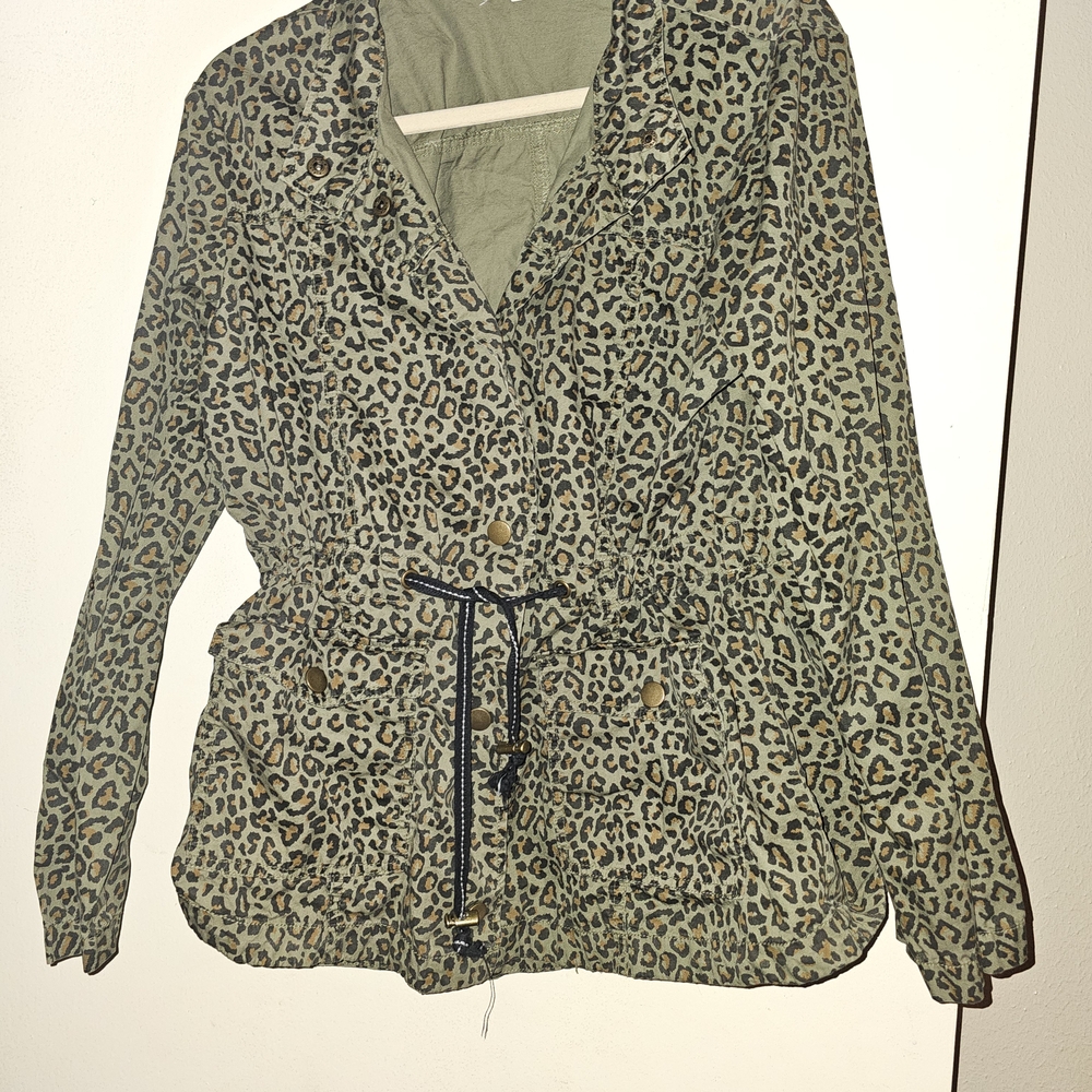 Maurices Leopard Print Utility Jacket - image 2